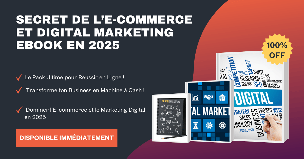 Pack de 40 Ebooks : Réussir en E-commerce & Marketing Digital en 2025